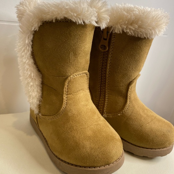 Cat Jack Katrina Tan Faux Fur Boots 